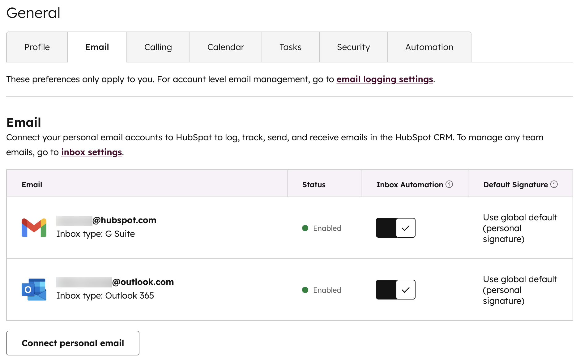 HubSpot: der „Email